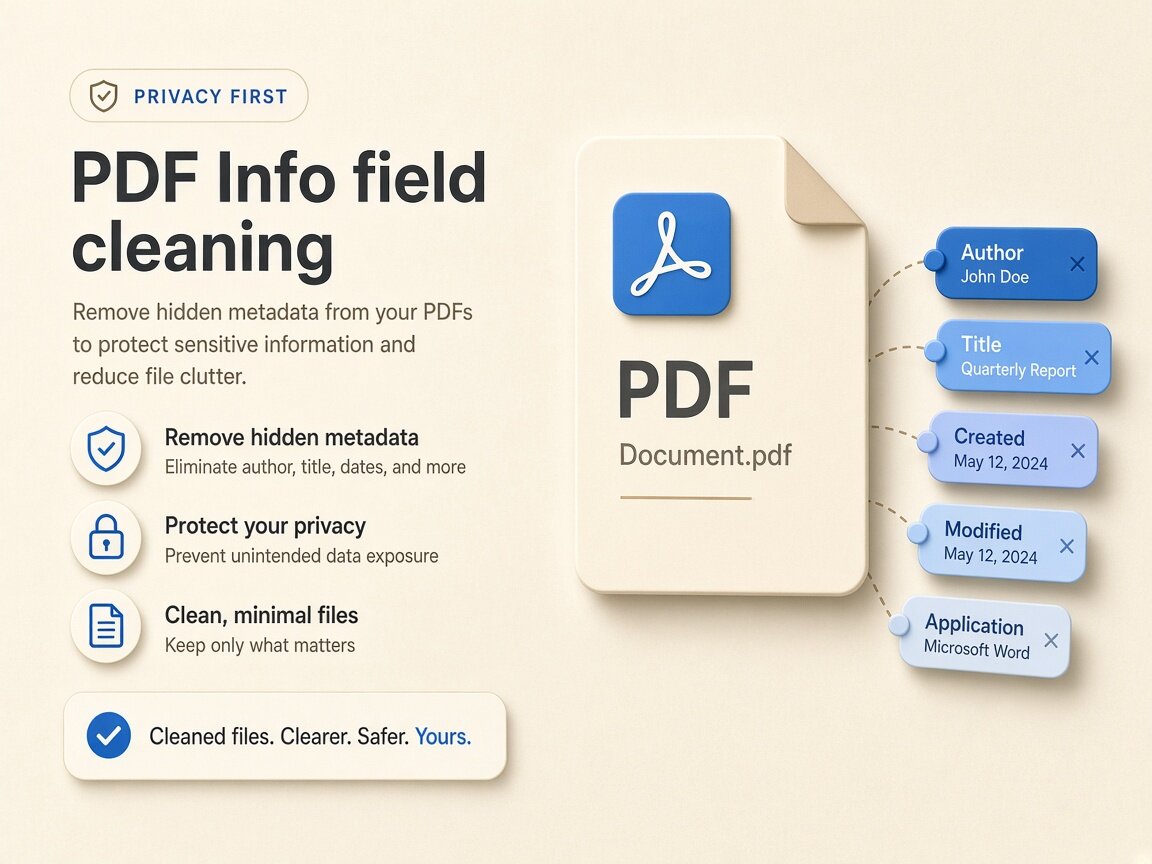 Diagram of Document Info dictionary keys cleared via in-browser the local engine